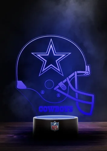 Dallas Cowboys NFL Multi Color LED Leuchtaufsteller in Helmform