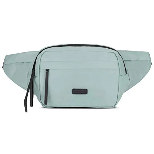 Expatrié Bauchtasche Damen Mint - Justine - Brusttasche für Reise, Festival & Sport - Stylische Bumbag aus Nylon - Wasserabweisend