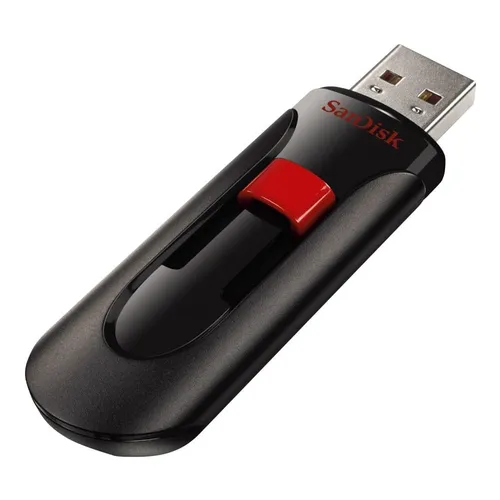 SanDisk Glide USB-Stick 128 GB - USB-Stick mit 128 GB Speicher, bietet schnelles Speichern und Teilen von Dateien mit einem praktischen Schiebemechanismus.