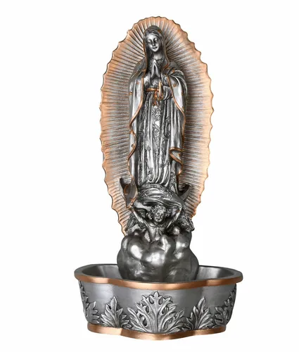 Weihwassergefäss Mutter Gottes von Guadalupe Weihwasserkessel Schutzmadonna