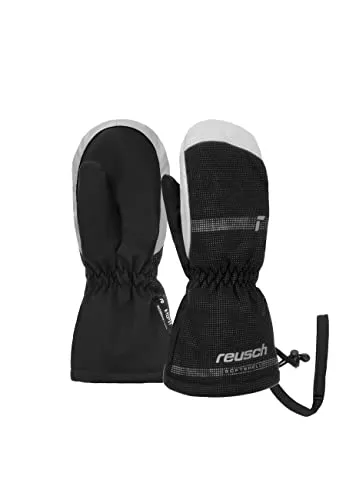 REUSCH Kinder Handschuhe Reusch Maxi R-TEX XT Mitten - Skihandschuhe für Babys mit R-TEX XT Membran, die wasserdicht und winddicht sind. Extra lange Stulpe mit Schneefang für maximalen Schutz gegen Kälte und Nässe.