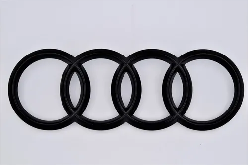 Original Audi Ringe Front schwarz für A1, A6, A7, S6, S7