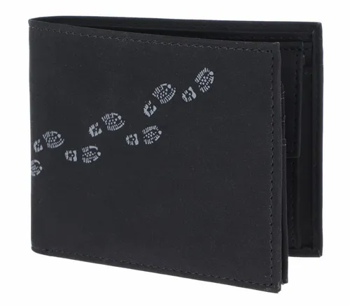 OXMOX Geldbörse Querscheinbörse, mit RFID-Blocker Schutz