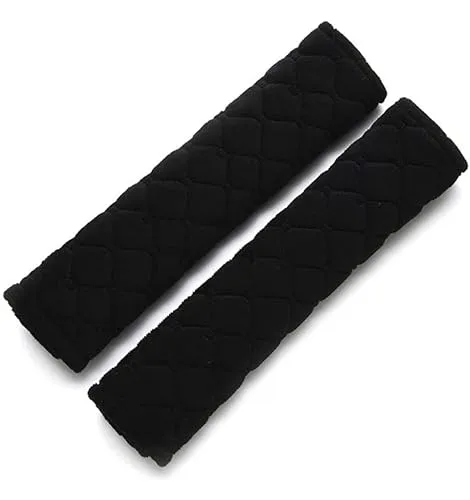 VOARGE 2 Stück Gurtpolster auto Sicherheitsgurt Schulterpolster, Premium Gurtpolster im Zweierpack, weiche Samtoberfläche Schutz, Waschbar Sicherheitsgurt