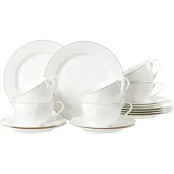 Ritzenhoff Breker Kaffeeservice Isabella, 18-teilig in weiß von Ritzenhoff & Breker
