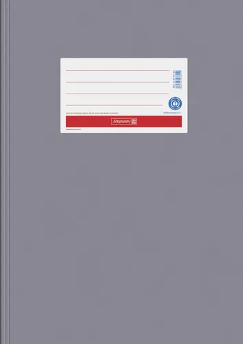 Hefthülle A4 grau aus Papier Brunnen 104055480,