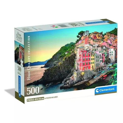 CLE puzzle 500 Compact Riomaggiore Coast 35576 Clementoni 8005125355761