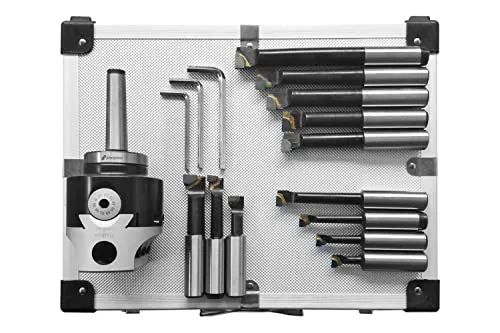 Bohr- / Ausdrehkopf-Set 75 mm MK2 / M10 - Zubehör für Elektrowerkzeug mit 75 mm manuellem Bohrkopf und präzisen Ausdrehmeißeln für exakte Ergebnisse bei der Bearbeitung.
