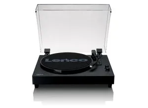 Lenco Plattenspieler Bluetooth LS-60BK - Kabelloses Musikhören - Plattenspieler mit Bluetooth-Funktion, ideal für das kabellose Abspielen von Schallplatten und Musikstreaming in hervorragender Klangqualität.
