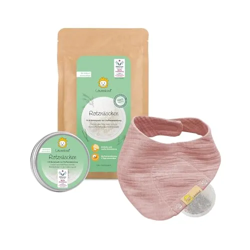 Löwenkind Babypflege-Set Rotznäschen-Set von Löwenkind