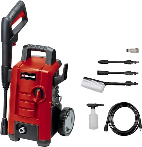Einhell Hochdruckreiniger TC-HP 130 - 1.500 Watt, max. 130 bar, inkl. Zubehörset für effektives Reinigen von Stein, Holz und mehr