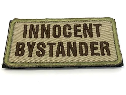 Patch Nation Innocent Bystander Gestickte Airsoft Klettverschluss-Flecken