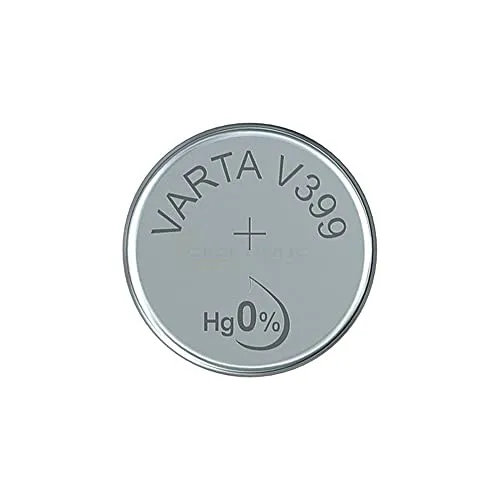 cellePhone Batterie Knopfzelle kompatibel mit Varta Uhrenbatterie V399 - Type 399-42 mAh