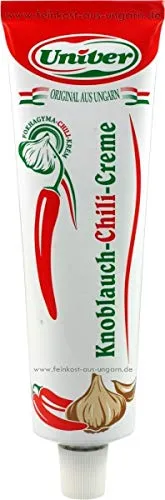 Univer | Knoblauch-chili-Creme 160 tube, Fokhagyma-chili-krém