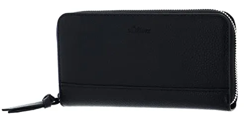 s.Oliver Zip Around Wallet Grey Black von s.Oliver