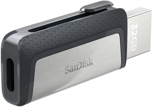 SanDisk Ultra Dual 32GB USB 3.1 Type-C - Hohe Geschwindigkeit bis 150 MB/s, ideal für Mobilgeräte und Computer mit USB Type-C Anschluss