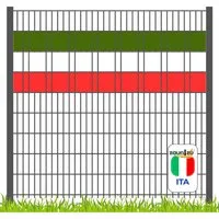 Produktbild zaunzu Sichtschutz Fanartikel Italien für Doppelstabmatten Volle Streifenbreite