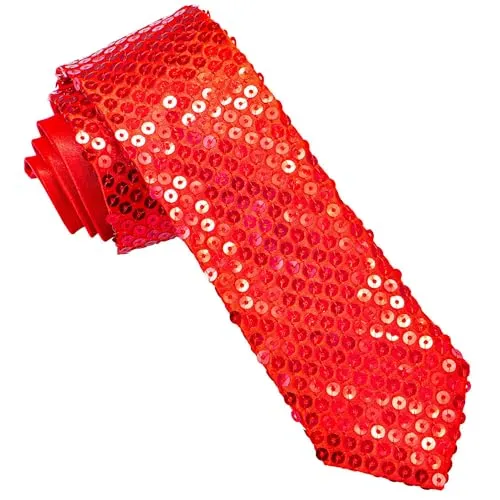 W WIDMANN MILANO Party Fashion - Pailletten Krawatte in rot von Widmann MILANO Party Fashion
