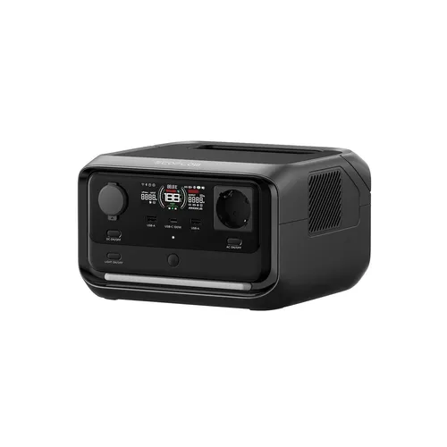 ECOFLOW RIVER 3 Plus Tragbare Powerstation, 286 Wh LFP Batterie, bis zu 1 200 W Leistung, erweiterbar auf 858 Wh,