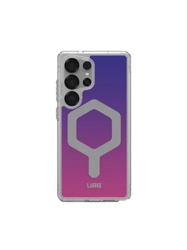 UAG Plyo Pro - Purple/Pink Ombre für Samsung Galaxy S25 Ultra - Robuste Smartphone Hülle mit integriertem Magnetmodul für zusätzliche Haltbarkeit, kompatibel mit MagSafe und Qi-Ladegeräten.