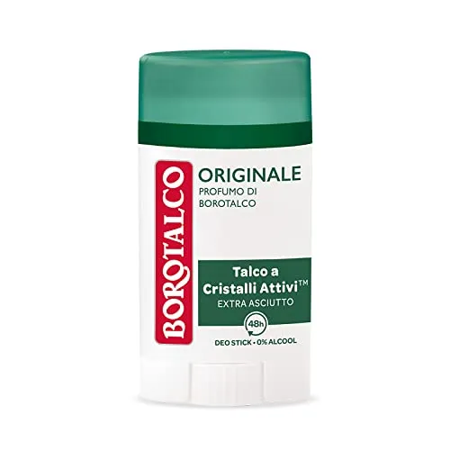 BOROTALCO ROBERTS Deostick Original Fresh 40ml - Deos, alkoholfreier Deostick mit Mikrotalk für langanhaltende Frische und sanfte Hautpflege.