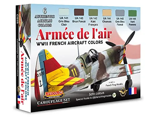 Lifecolor CS56 Armée de l'Air WWII French Aircraft Colors