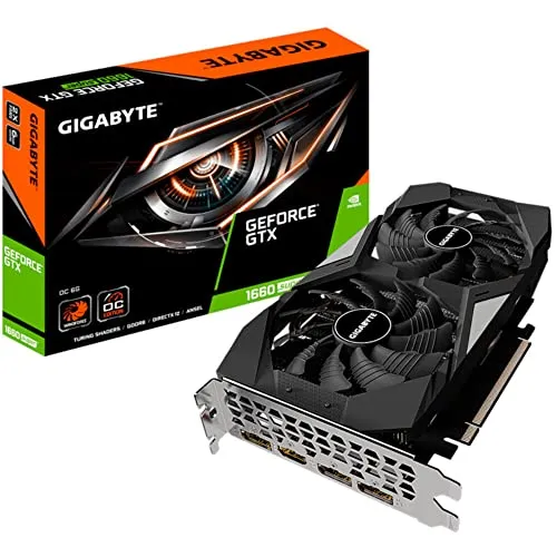 Gigabyte GeForce GTX 1660 SUPER OC 6G - Hochleistungs-Grafikkarte - Grafikkarten, mit 6 GB GDDR6 für flüssiges Gaming und robuste Leistung bei hoher Qualität.