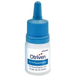 Otriven 0.1% Nasentropfen 10 ML - Arzneimittel zur Nasenanwendung mit Xylometazolin, das die Nasenschleimhaut abschwellt und bei Schnupfen sowie Nasennebenhöhlenentzündungen für Erleichterung sorgt.