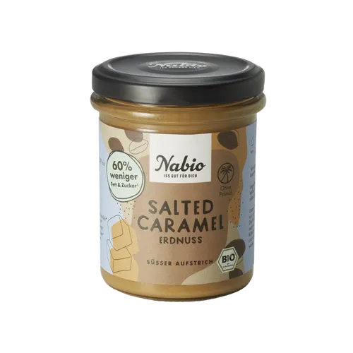 Nabio Süßer Aufstrich Vegan Salted-Caramel-Erdnuss, Bio 175g (22,80 EUR/kg)
