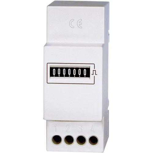 Bauser 663.6/008-001-4-1-001 Impulszähler - Elektrische Messgeräte, kompakter Einbaumaß von 36 x 24 mm, ideal für Verteilereinbau mit IP65 Schutz.