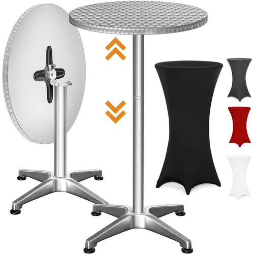 Casaria® 2in1 Stehtisch mit Husse