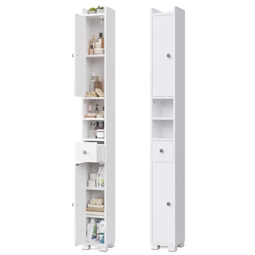 Mondeer Badezimmer Hochschrank 20 cm für Kleine Räume