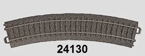Märklin H0 24130 C-Gleis gebogen R1 = 360 mm / 30° - NEU
