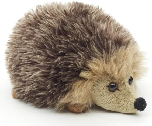 Uni-Toys - Igel grau-braun - 15 cm (Länge) - Plüsch-Igel - Plüschtier, Kuscheltier