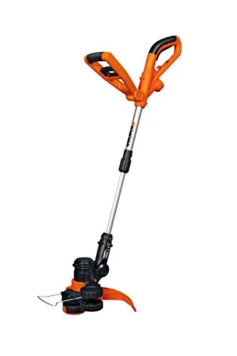 WORX WG118E Rasentrimmer 550W/ 2-in-1 Gerät: Auch als Rasen Schneider verwendbar – Inkl. Zusatzhandgriff, Schutzbügel, Rad & Sicherheitsschutz