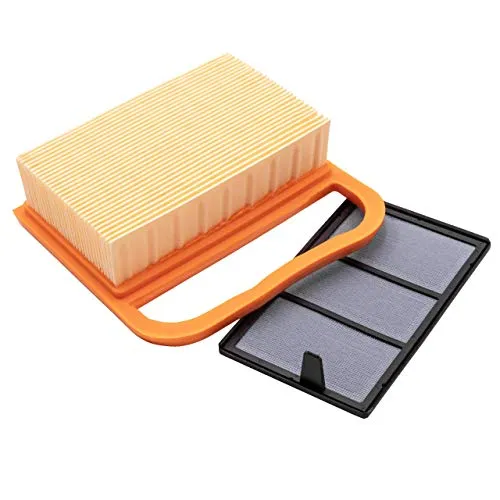 vhbw 2-teiliges Filter-Set kompatibel mit Stihl TS500i, TS420, TS480, TS480i, TS410 Trennschleifer, Motorsäge - 2X Ersatz-Filter
