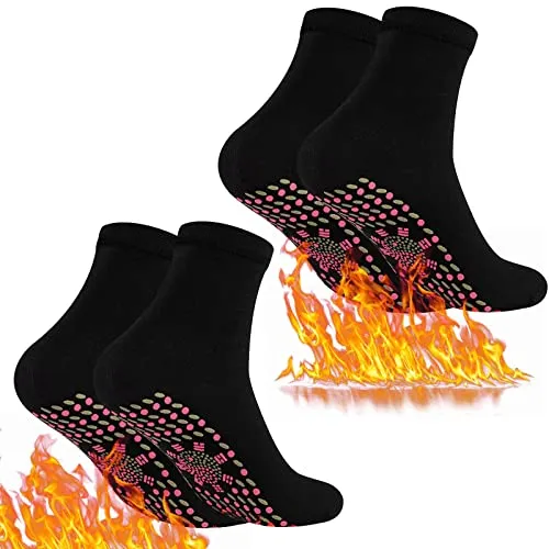 HASAIKA® Selbstheizende Socken – Beheizbare Turmalinsocken für Winteraktivitäten