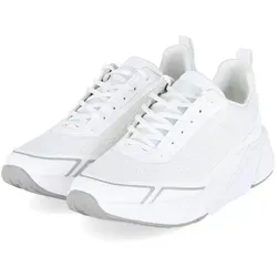 Gabor Damen Low-Top Sneaker - Sportliche Halbschuhe in Weiß - Stylische Low-Top Sneaker für Damen, ideal für Freizeit und Sport. Mit leichtem Obermaterial und flacher Sohle für optimalen Tragekomfort.