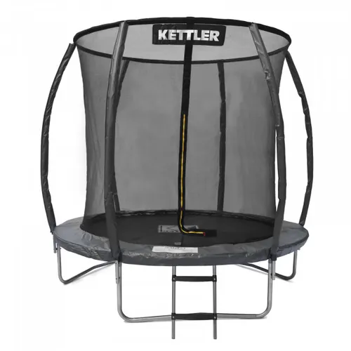 KETTLER Outdoor Trampolin Jump 305 - Wetterfestes Gartentrampolin mit Sicherheitsnetz - Trampoline: Wetterfestes Familien-Trampolin mit 305 cm Durchmesser, hoher Belastbarkeit bis 150 kg und sicherem Zugang durch eine rutschsichere Leiter.