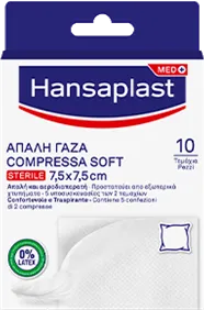 Compresse Sterili Garza Morbida Hansaplast 10 Pezzi