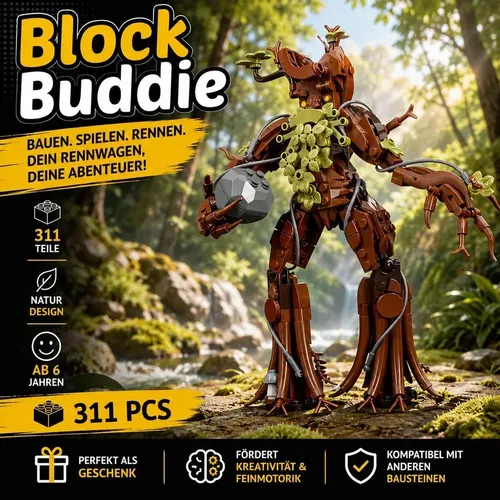 BlockBuddie™ Herr der Ringe Ent Sauron Frodo Klemmbaustein Modell 311 Teile Set