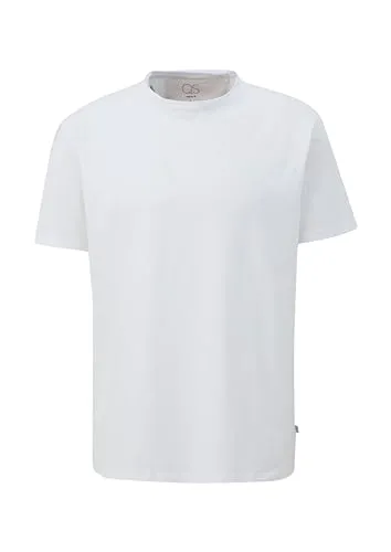 QS Herren 2141633 T-Shirt, Weiß, XXL