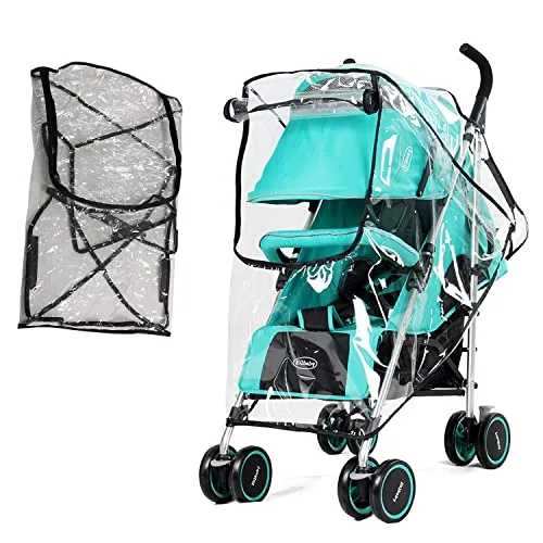 Stück Universal Regenschutz Transparent Kinderwagen Regenschutz Fenster Öffnung Reißverschluss Typ Winddicht Wasserdicht und Staubdicht Geeignet für Kinderwägen 1