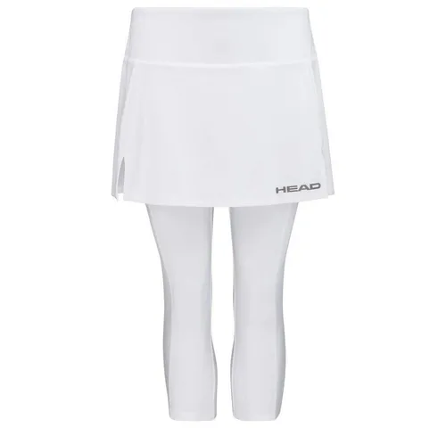 Head Tennisrock Club 3/4 Tights Damen XXL - Squashbekleidung für Damen, kombiniert die Flexibilität eines Skorts mit dem Komfort von Leggings und bietet eine praktische Tasche für Tennisbälle.