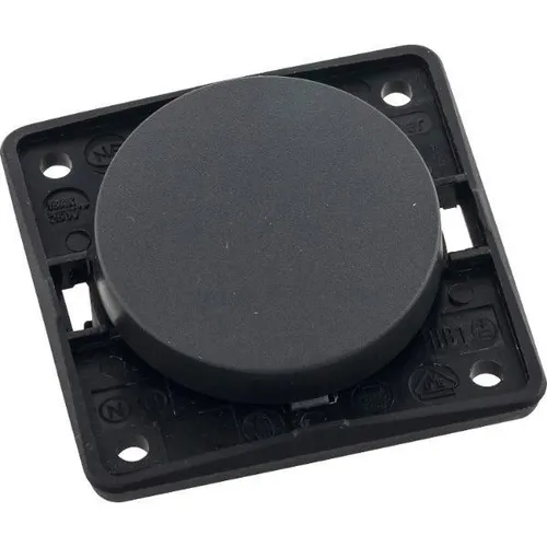 Berker Integro Flow-Pure Ausschalter 1-polig anthrazit matt von Berker