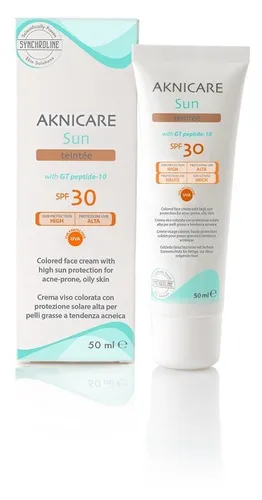 Crema Solare Colorata SPF30 AKNICARE Sun 50ml