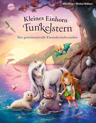 Kleines Einhorn Funkelstern (5). Der geheimnisvolle Freundschaftszauber: Ein Bilderbuch zum Vorlesen für Kinder von 4 bis 6 Jahren – für alle Einhorn-Fans, mit funkelnder Folie im gesamten Buch