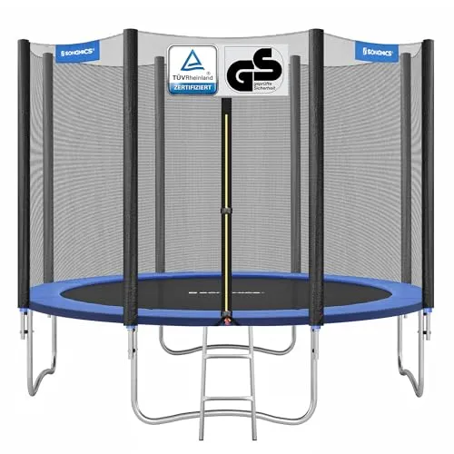 SONGMICS Gartentrampolin Ø 305 cm mit Sicherheitsnetz