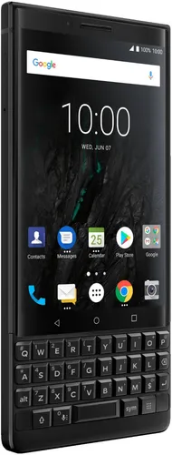 BlackBerry KEY2 64GB Single Sim black - Schwarz - Handy ohne Vertrag mit innovativer Tastatur, 12MP Dual-Kamera und über 25 Stunden Akku-Laufzeit für ein sicheres Android-Erlebnis.