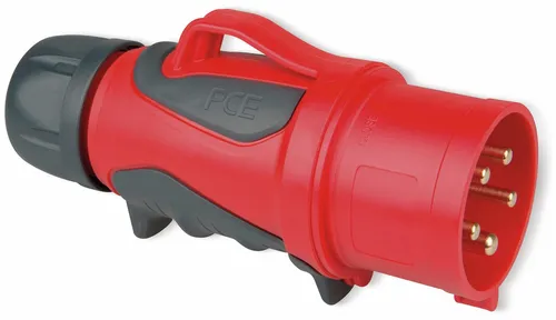PCE CEE-Stecker mit Phasenwender GRIP, 32 A, 5-polig 70253-6